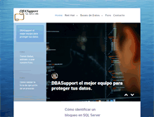 Tablet Screenshot of dbasupport.com.mx